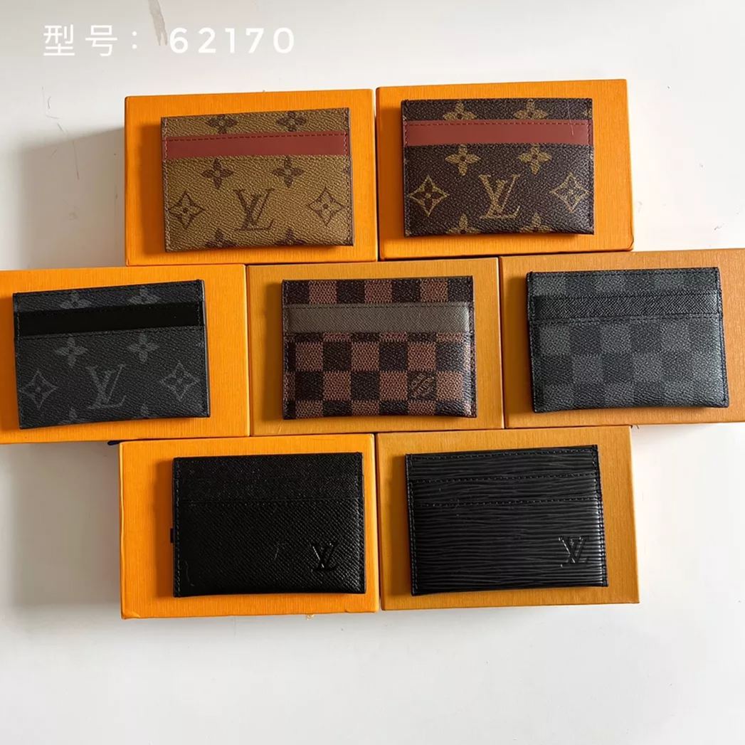 【Louis Vuitton 財布】パスケース  7x11x2cm  -7色