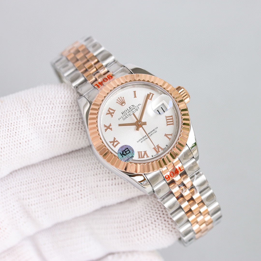 【15-20日間の輸送時間】【ROLEX】レディース  28mm