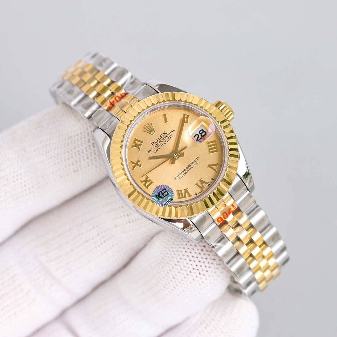 【15-20日間の輸送時間】【ROLEX】レディース  28mm
