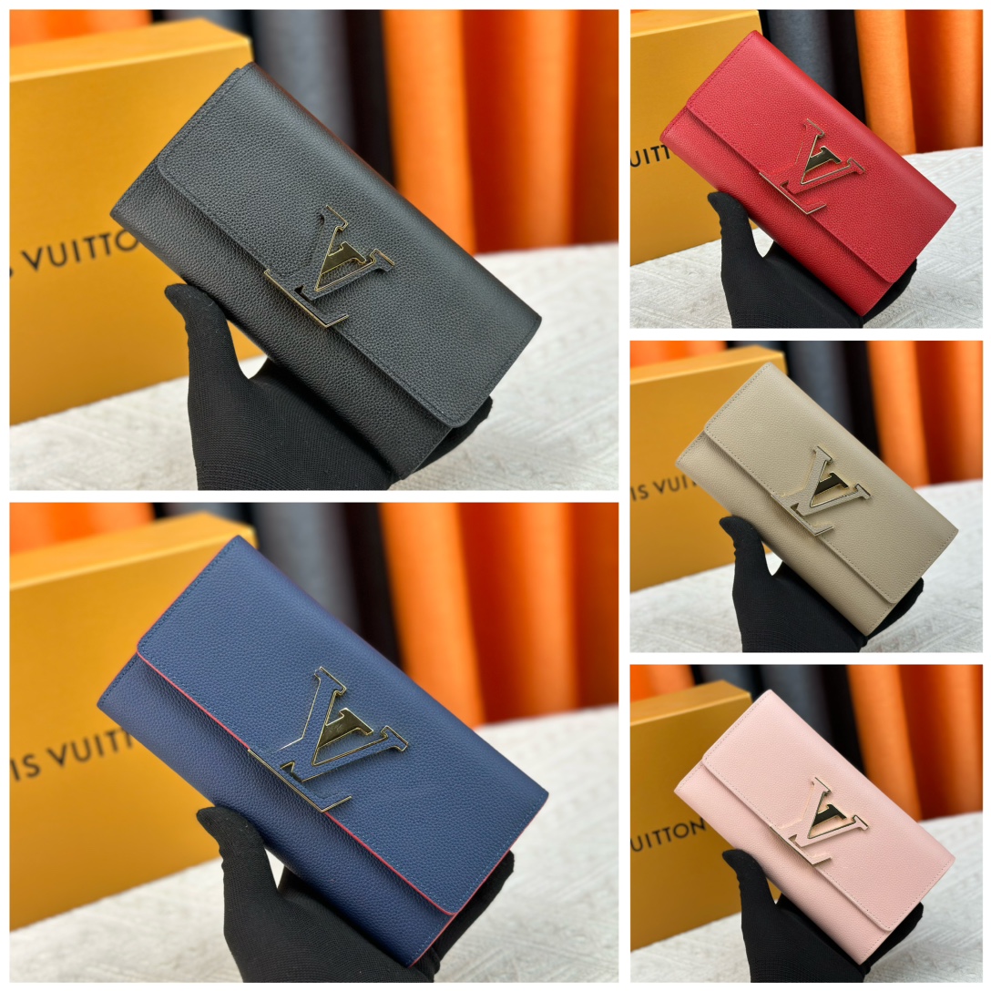 【Louis Vuitton 財布】Capucines 19.5 x 10.5 x 2.5CM